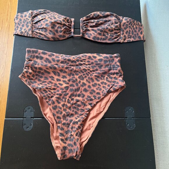 Monday swimwear bikini set St. Martinique bandeau top + sorrento bottom l Medium - Picture 1 of 1